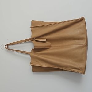 Gap genuine leather tote bag